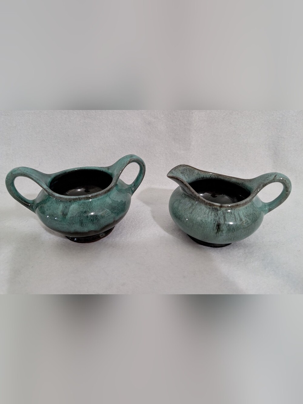 Blue Mountain Pottery Cream And Sugar
